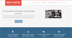 Desktop Screenshot of impactchapter.com